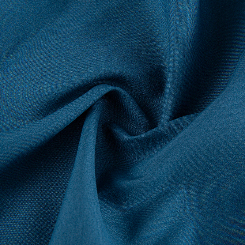 Deep Teal elastična poliesterska tkanina obojena mikrovlaknima